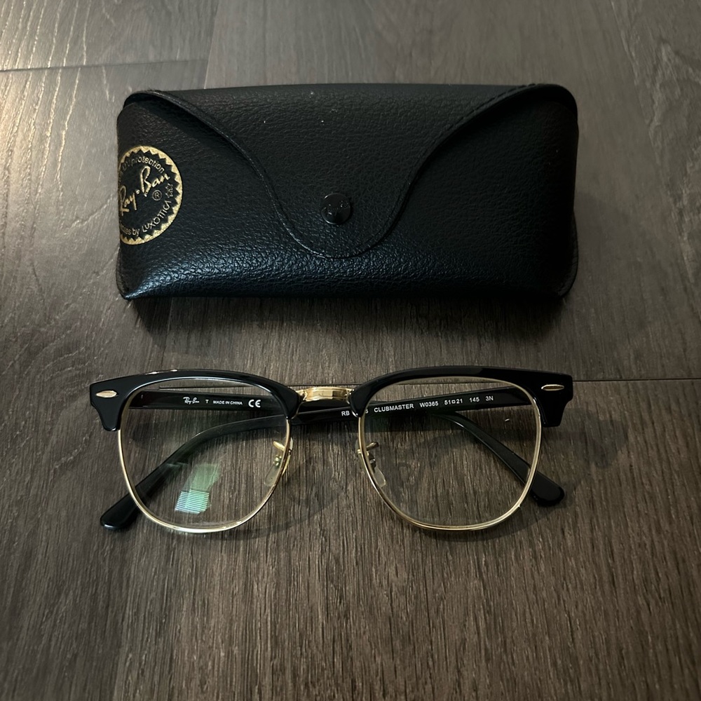 Rayban Club Master Blue Light Glasses